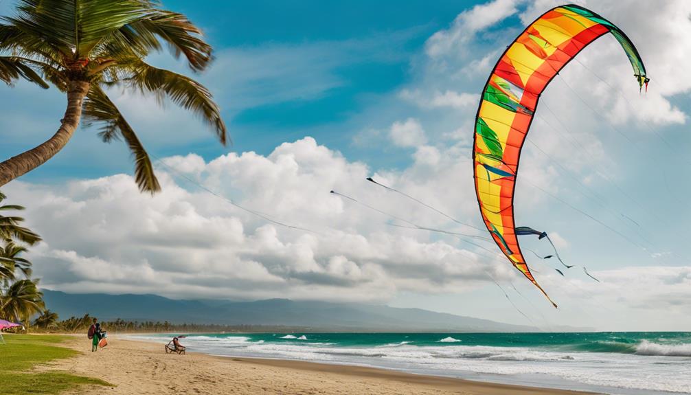 windsurfing paradise in dominican